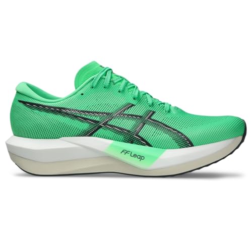 ASICS Unisex Magic Speed 5 Running Shoes, 10.5M / 12W, Vital Green/Carrier Grey