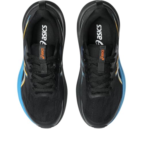 ASICS Kid's GT-1000 14 GS Running Shoes, 5.5, Black/YAMABUKI