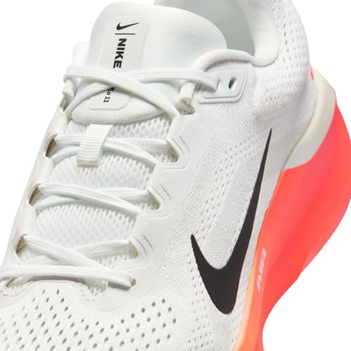 Nike Men's Winflo 11 Road Running Shoes, Summit White/Black-Bright Crimson, 12