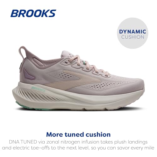 Brooks Women’s Glycerin 23 Neutral Running Shoe - Pink/Harbor Mist/Yucca - 9.5 Medium