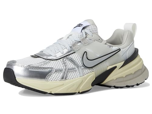 Nike Womens V2K Run Summit White/Metallic Silver 8 Medium