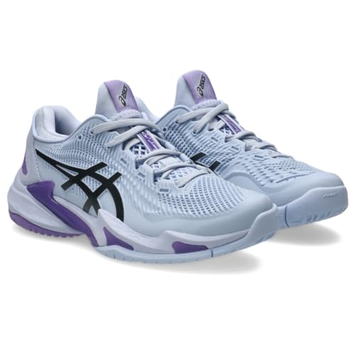 ASICS Women's Court FF 3 Night Energy Tennis Shoes, Blue Fade/Gunmetal, 9