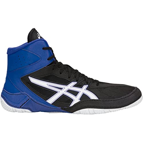 ASICS Men's Matcontrol Wrestling Shoe, Black/White, 11 M US