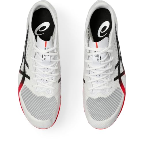 ASICS Unisex METASPEED MD Track & Field Shoe, 13M / 14.5W, White/Black