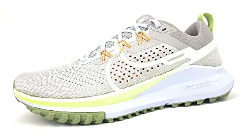 Nike Men's Pegasus Trail 4Road Running Shoe, Lt Iron Ore Volt Cobblestone, 10 US