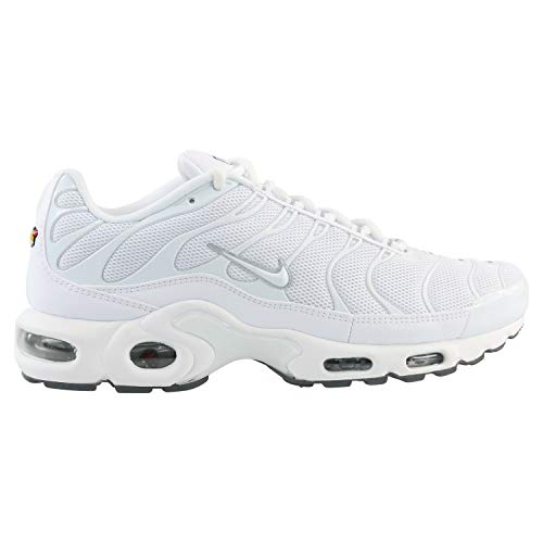 NIKE mens Air Max Plus SE TN1 Tuned Sneaker, White/Black/Cool Grey, 7.5