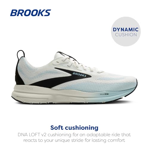 Brooks Men’s Trace 4 Neutral Running Shoe - Grey/Wintersky/Black - 11 Medium