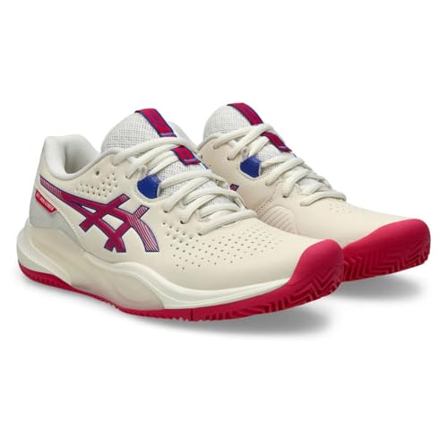 ASICS Women's Gel-Challenger 15 Clay Trainers, Cream Bright Rose, 6
