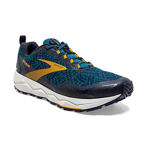 Brooks Mens Divide Running Shoe - Lagoon/Navy/Golden Rod - D - 12