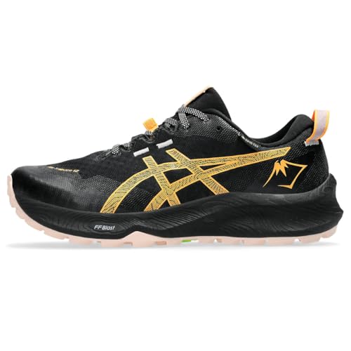 ASICS Women's Gel-Trabuco 12 GTX Trainers, Black Stadium Orange, 7 US