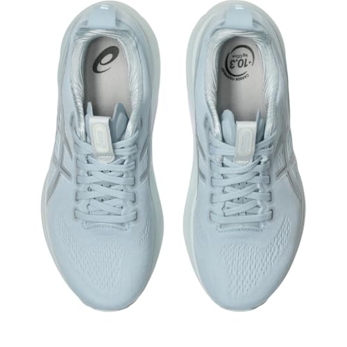 ASICS Women's Gel-Kayano 32 Running Shoes, 8.5, Sky/Pure Silver
