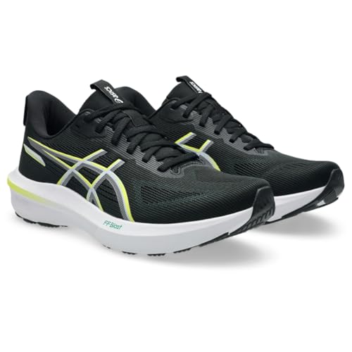 ASICS Men's GT-1000 14 Running Shoes, 10.5, Black/Citron