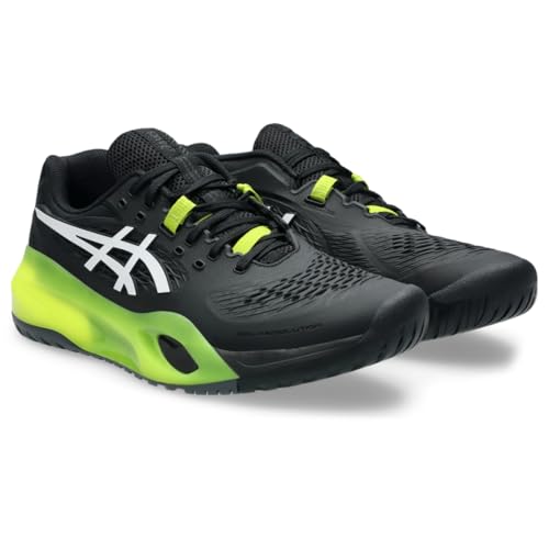 ASICS Men's Gel-Resolution X Tennis Shoes, 11.5, Black/White