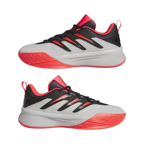Adidas Unisex-Adult Dame Certified 3 Basketball, Black/Lucid Red/Grey, 13