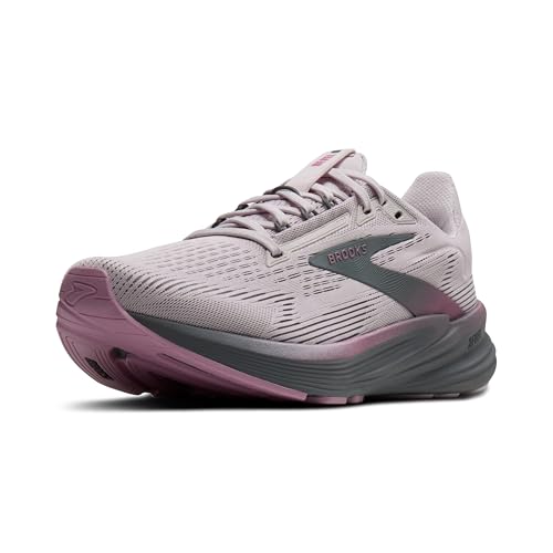 Brooks Women’s Revel 8 Neutral Running & Walking Shoe - Mauve/Ebony/Pink - 9.5 Medium