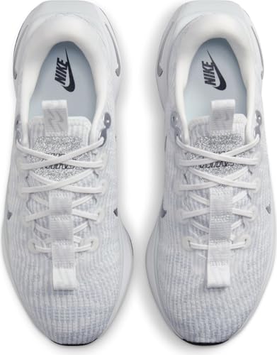 Nike Motiva Premium Women's Walking Shoes (FZ2115-101, Summit White/Pure Platinum/Black/Metallic Silver) Size 9.5