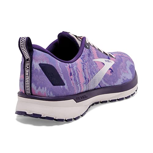 Brooks Women's Revel 4 Running Shoe - Orchid/Purple/Black - 6
