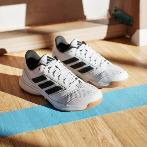 Adidas Mens Ligra 8 Indoor Volleyball, White/Black/White, 10