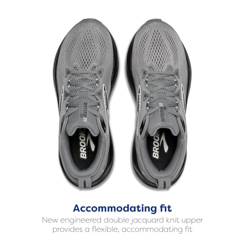 Brooks Men’s Glycerin 22 Neutral Running Shoe - Primer Gray/Ebony/Bluewash - 11.5 Medium