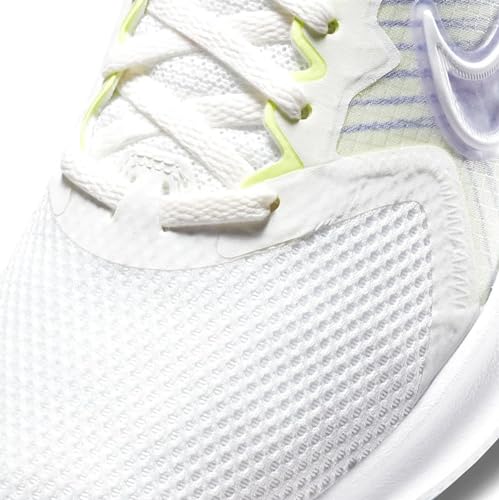 Nike Women's Downshifter 11 Sneaker, White Lime Ice 3413 102, 7 US