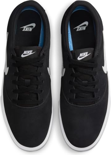 Nike SB Charge Suede Shoe (Men), IB2750, Black/White, 10 US