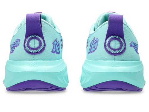 ASICS Kid's Gel-Noosa TRI 16 GS Running Shoes, 5.5, Illuminate Mint/Radiant Amethyst