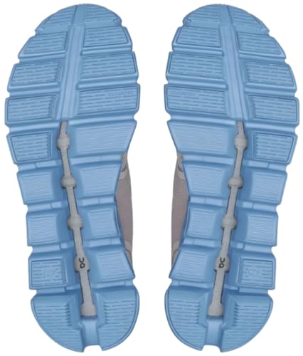 On Women's Cloud 5 Sneakers, Pearl/Neptune, 8.5 Medium US