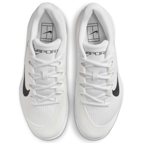 Nike Vapor 12 Women's Hard Court Tennis Shoes (FV5554-100, White/Summit White/Black) Size 8.5