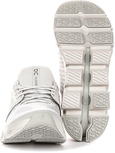 On Running Cloudswift 4 Ad Men's Mid Cushion Standard Road Runn Sneakers (Light Gray, US 11.5)