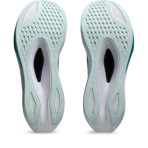 ASICS Men's Magic Speed 4 Running Shoes, 15, Soothing SEA/Black