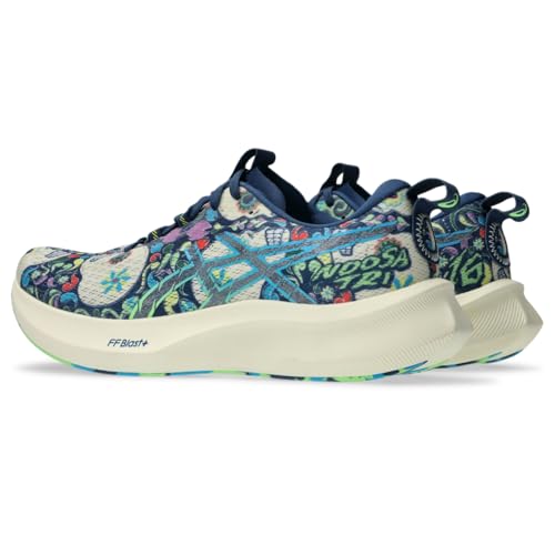 ASICS Men's Noosa TRI 16 Running Shoes, 12, Midnight Blue/Lime Burst