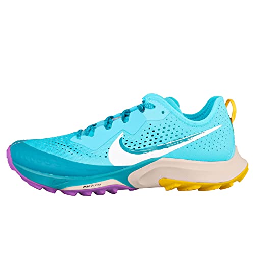 Nike Air Zoom Terra Kiger 7 Mens Running Trainers CW6062 Sneakers Shoes (UK 8 US 9 EU 42.5, Turquoise Blue White 400)