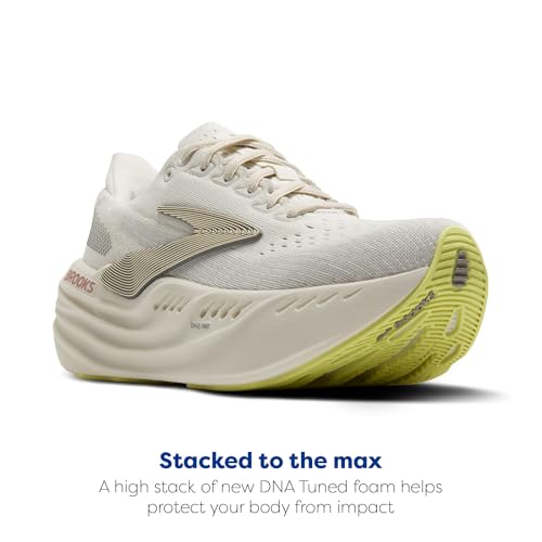 Brooks Women’s Glycerin Max Neutral Running & Walking Shoe - Coconut/Alloy/Rose - 10 Medium