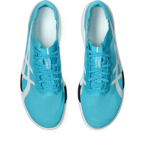 ASICS Unisex METASPEED RAY Running Shoes, Aquarium/White, 13 Women/11.5 Men