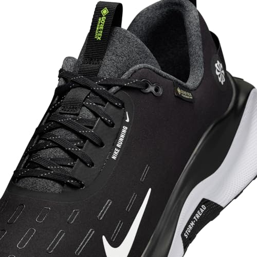 Nike InfinityRN 4 Gore-TEX Men's Waterproof Road Running Shoes (HQ0265-001, Black/Anthracite/Volt/White) Size 8