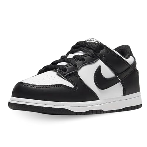 Nike Men's Downshifter 12 Trainers, White/Black/White, 1 Little Kid, White Black White, 1 UK Child
