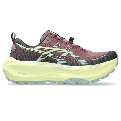 ASICS Women's Trabuco Max 4 Running Shoes, 7.5, Purple Oxide/Cold Moss