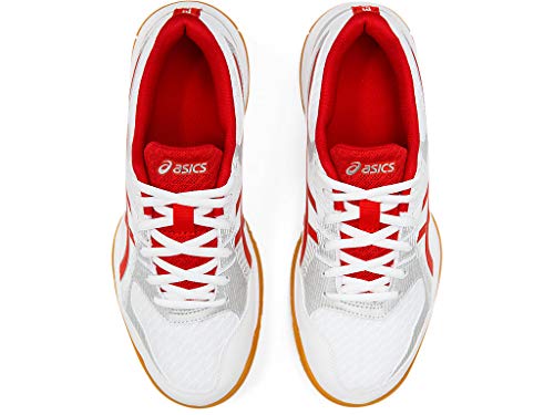 ASICS Gel-Rocket 9 Women's Volleyball Shoes, White/Classic Red, 11 M US
