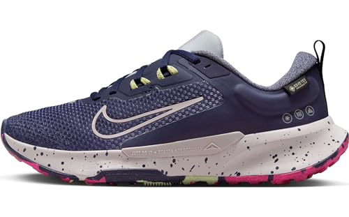 Nike Women's WMNS Juniper Trail 2 GtxLow, Purple Ink Platinum Violet Wolf Grey, 5.5 US