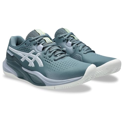 ASICS Men's Gel-Challenger 15 Clay Tennis Shoes, 14, IRONCLAD/Grey Blue