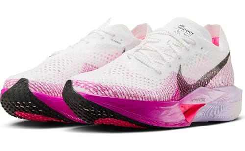 Nike Vaporfly 3 Women's Road Racing Shoes (DV4130-104, White/Vivid Purple/Purple) Size 10