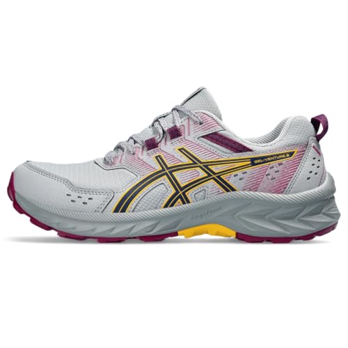 ASICS Women's Gel-Venture 9 Running Shoes, 8, Piedmont Grey/Blue Expanse