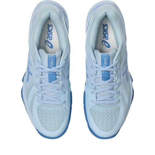 ASICS Women's Blade FlyteFoam Volleyball Shoes, 8.5, Light Blue/Blue Coast