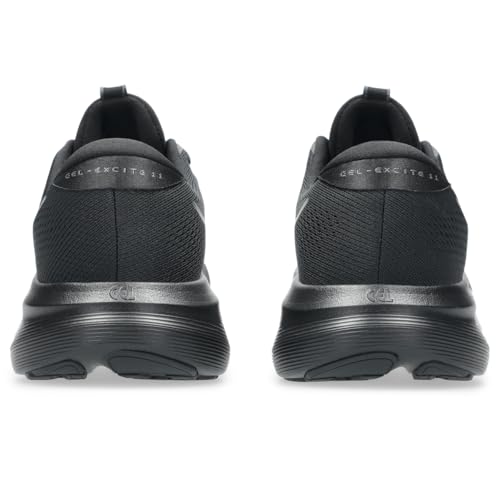 ASICS Women's Gel-Excite 11 Running Shoes, 8, Black/Carrier Grey