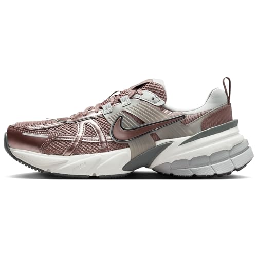 NIKE Women's V2k RunSneaker, Smokey Mauve Cobblestone Light Smoke Grey, 9.5 US