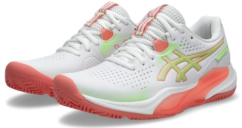 ASICS Women's Gel-Challenger 15 PadelSneaker, White Guava, 11.5 US