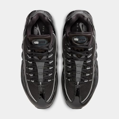 Womens Nike Air Max 95 Big Bubble 'Black/Metallic Silver'