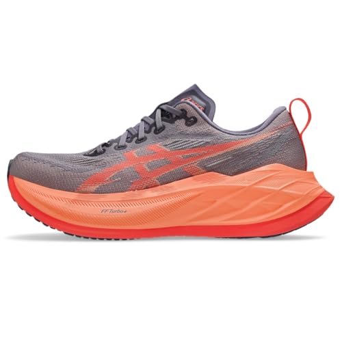 ASICS Unisex SUPERBLAST 2 Running Shoes, 5M / 6.5W, Greyish Purple/Coral Reef