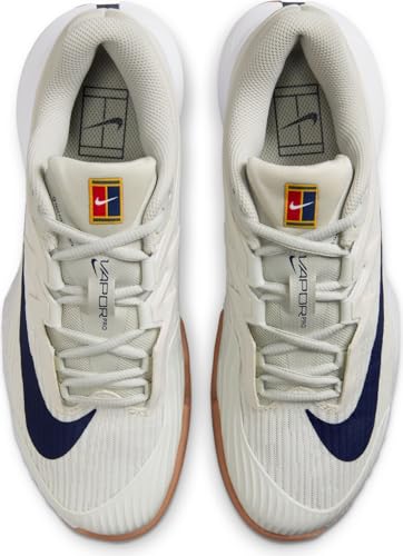 Nike Vapor Pro 3 Women's Hard Court Tennis Shoes (FZ2158-100, Summit White/Light Bone/Phantom/Binary Blue) Size 10.5