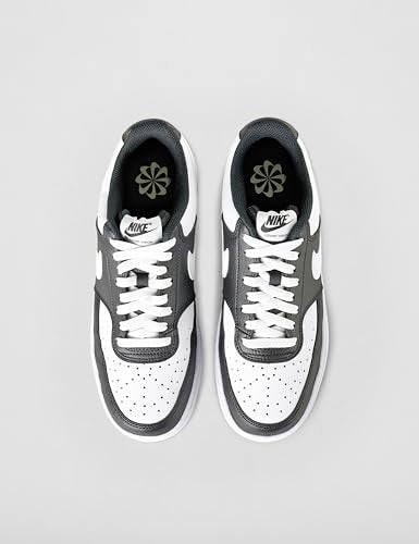 Nike Women's Court Vision Low Next Nature Shoes, Black/White, 8.5
